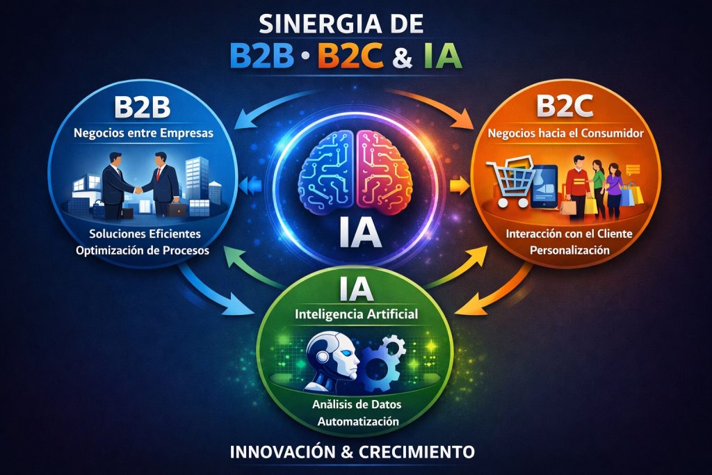 Ventas B2B y ventas B2C en 2026: cómo la inteligencia artificial está transformando las ventas en Nicaragua
