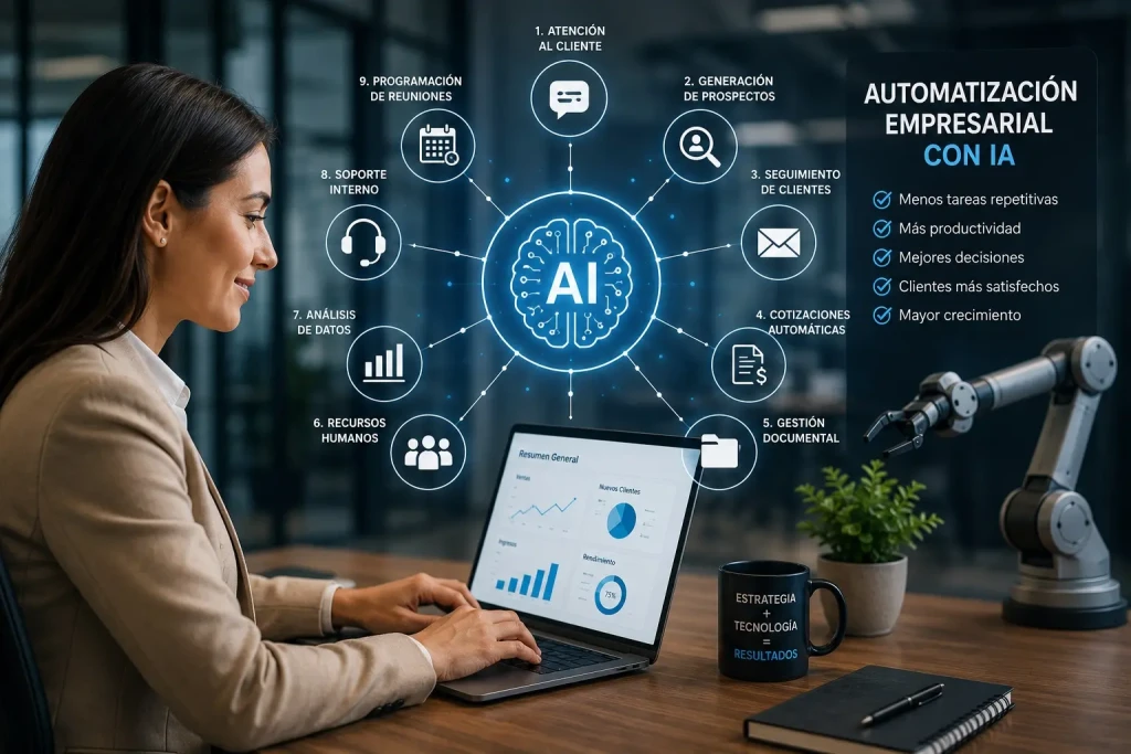 Automatización empresarial con Inteligencia Artificial